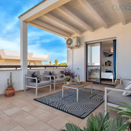 Nereidi Sul Mare Attico Con Incredibile Vista E Verande Per 8 Persone *