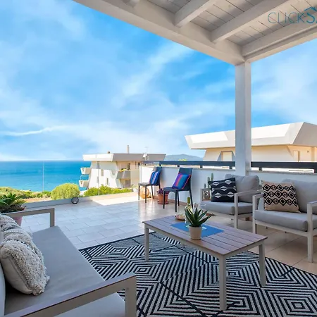 Nereidi Sul Mare Attico Con Incredibile Vista E Verande Per 8 Persone Apartment *