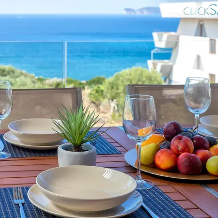 Apartman Nereidi Sul Mare Attico Con Incredibile Vista E Verande Per 8 Persone