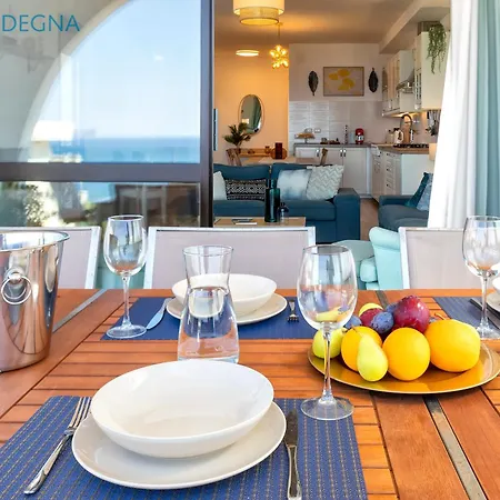 Apartman Nereidi Sul Mare Attico Con Incredibile Vista E Verande Per 8 Persone