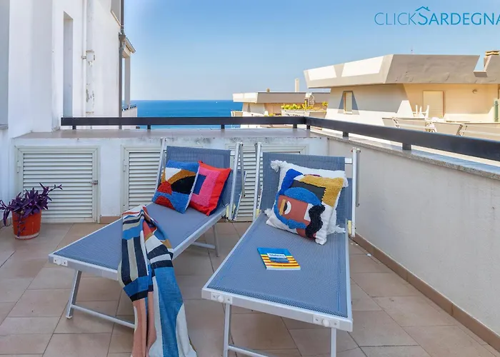 Nereidi Sul Mare Attico Con Incredibile Vista E Verande Per 8 Persone *