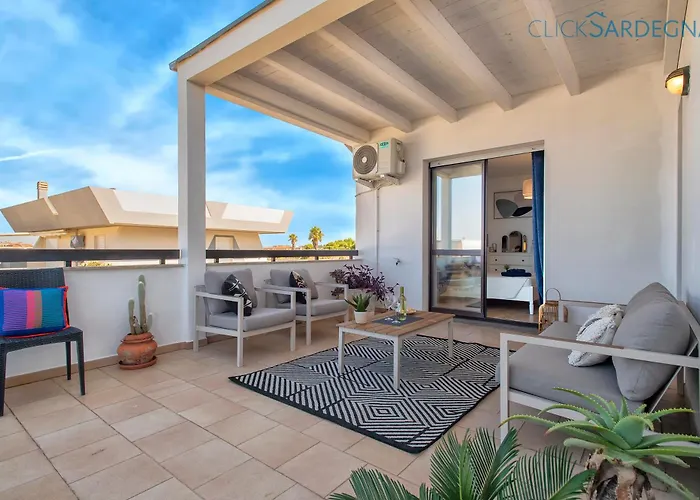 Nereidi Sul Mare Attico Con Incredibile Vista E Verande Per 8 Persone *