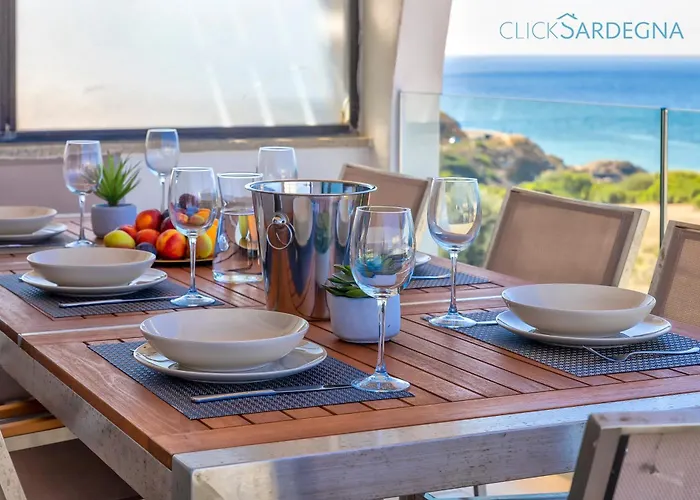 Nereidi Sul Mare Attico Con Incredibile Vista E Verande Per 8 Persone *