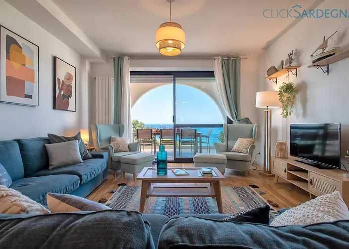 Nereidi Sul Mare Attico Con Incredibile Vista E Verande Per 8 Persone Daire Alghero